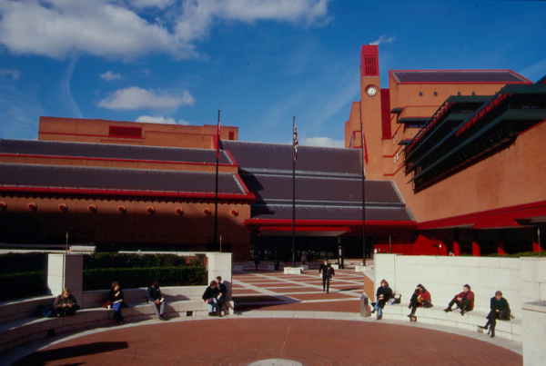Exemplar Building Visits, British Library Euston Forecourt Poets Corner